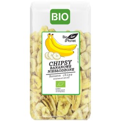 Chipsy bananowe niesłodzone BIO 350 g - BIO PLANET*