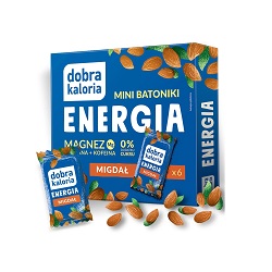 Batoniki mini Energia migdał Dobra Kaloria 6x17g *